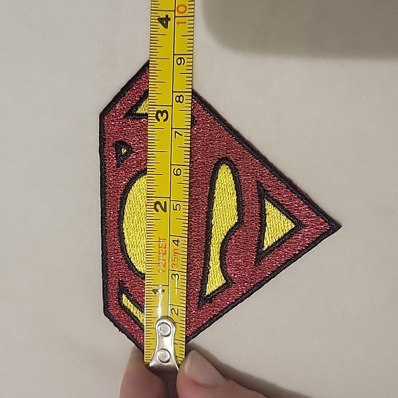 DC Comics Superman Logo Embroidered Iron On Patch - Picture 5 of 6